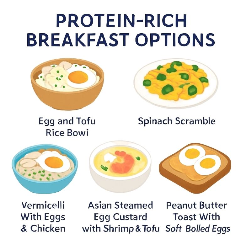 high protein breakfast