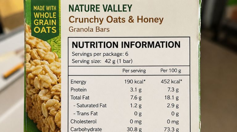 nutrition labels